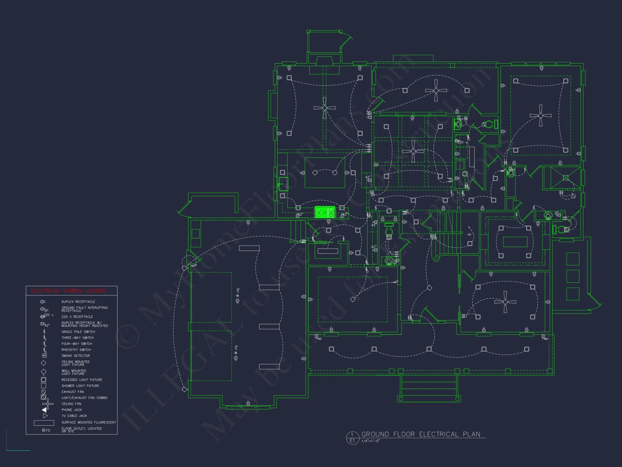 Luxury 4-Bed house Plan with Spacious Layouts and CAD Designs