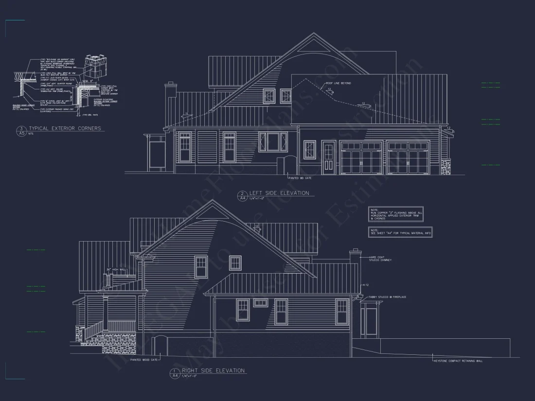 Luxury 4-Bed house Plan with Spacious Layouts and CAD Designs