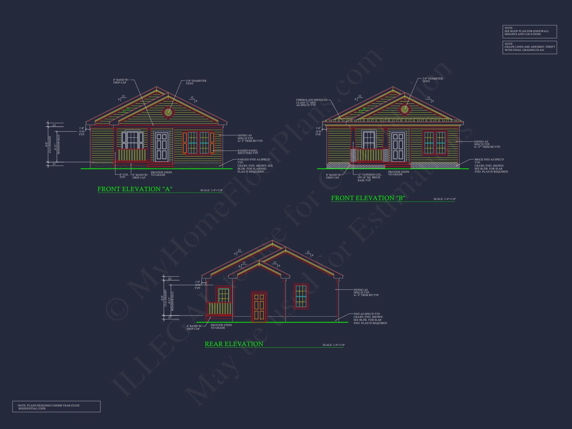 Modern 4-Bedroom house Floor Plan with CAD Designs & Blueprint