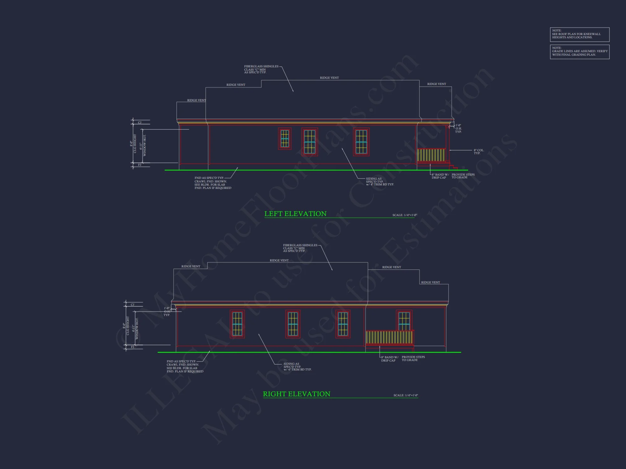 Modern 4-Bedroom house Floor Plan with CAD Designs & Blueprint