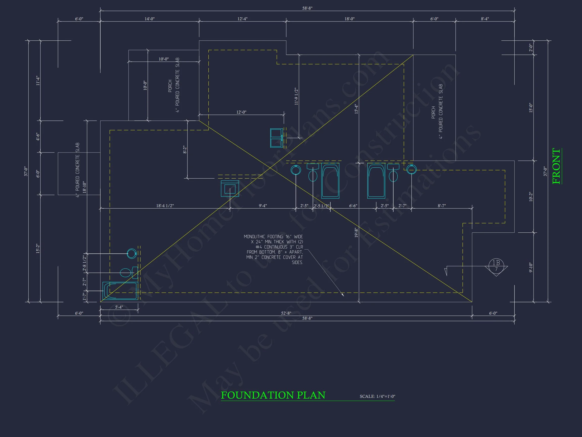 15-1903 HOUSE PLAN - Affordable Ranch House Floor Plan with 6 Bedrooms and CAD Designs 7 Affordable Ranch house Floor Plan with 6 Bedrooms and CAD Designs