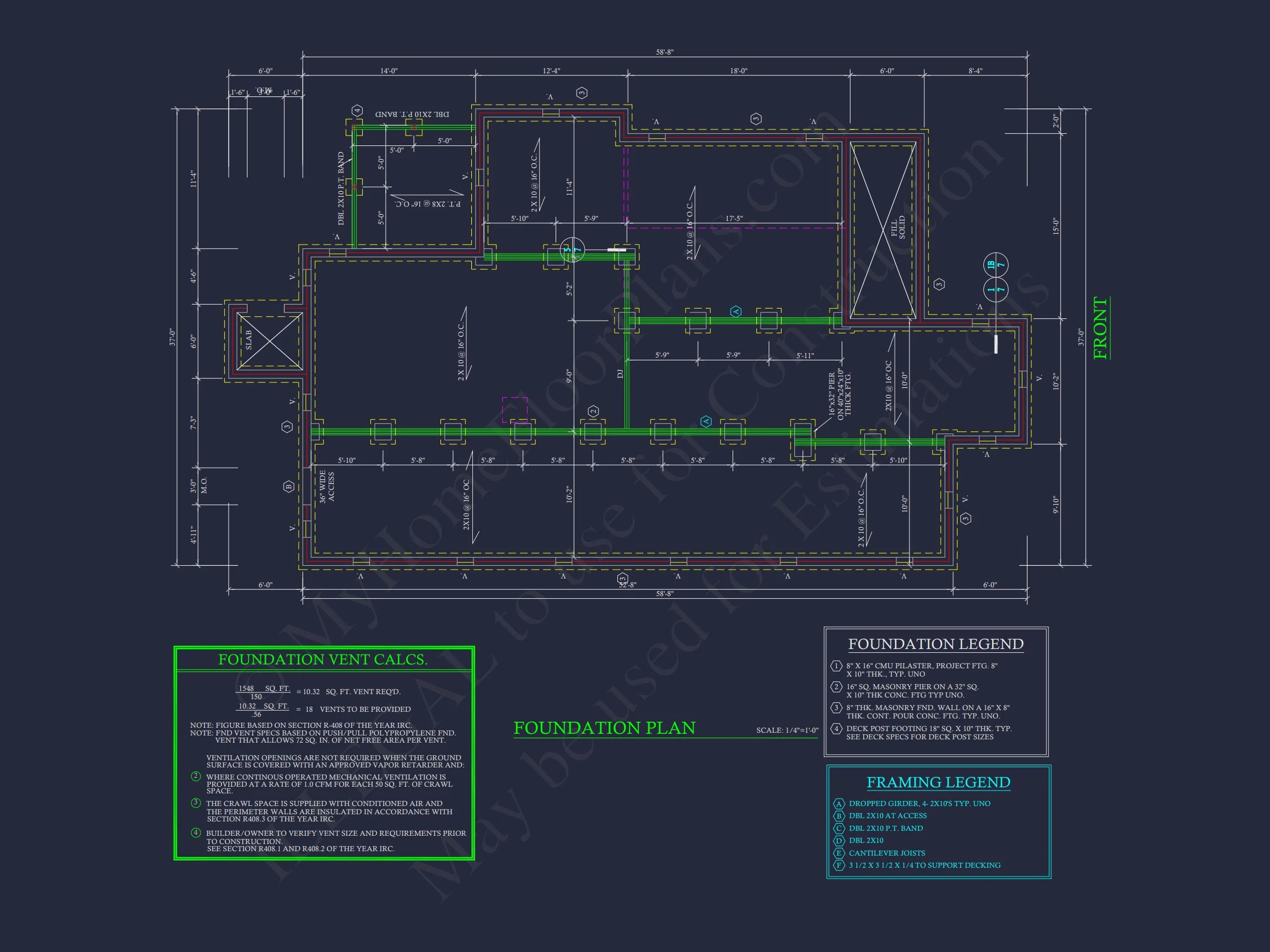 15-1903 HOUSE PLAN - Affordable Ranch House Floor Plan with 6 Bedrooms and CAD Designs 6 Affordable Ranch house Floor Plan with 6 Bedrooms and CAD Designs