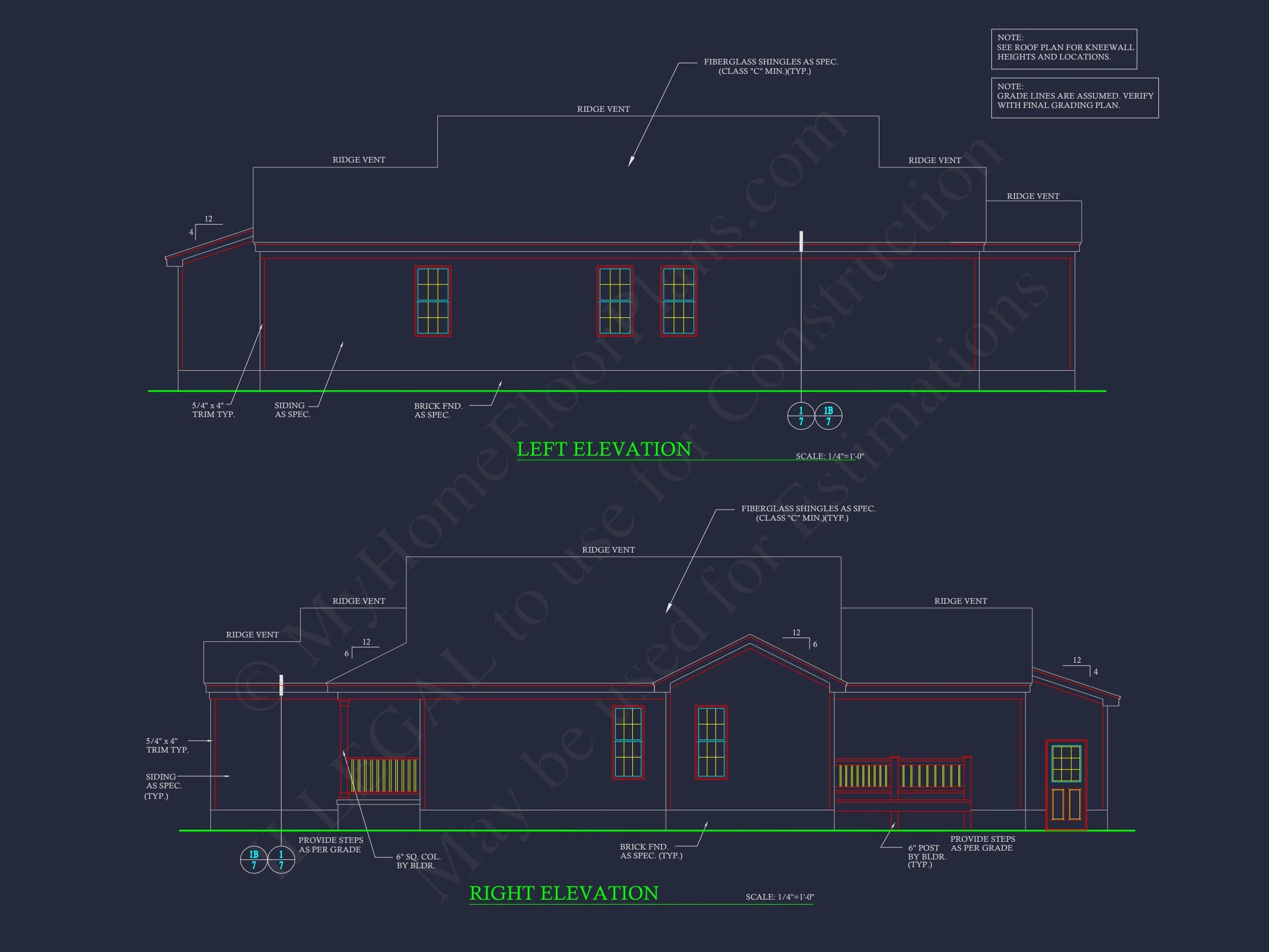15-1903 HOUSE PLAN - Affordable Ranch House Floor Plan with 6 Bedrooms and CAD Designs 3 Affordable Ranch house Floor Plan with 6 Bedrooms and CAD Designs