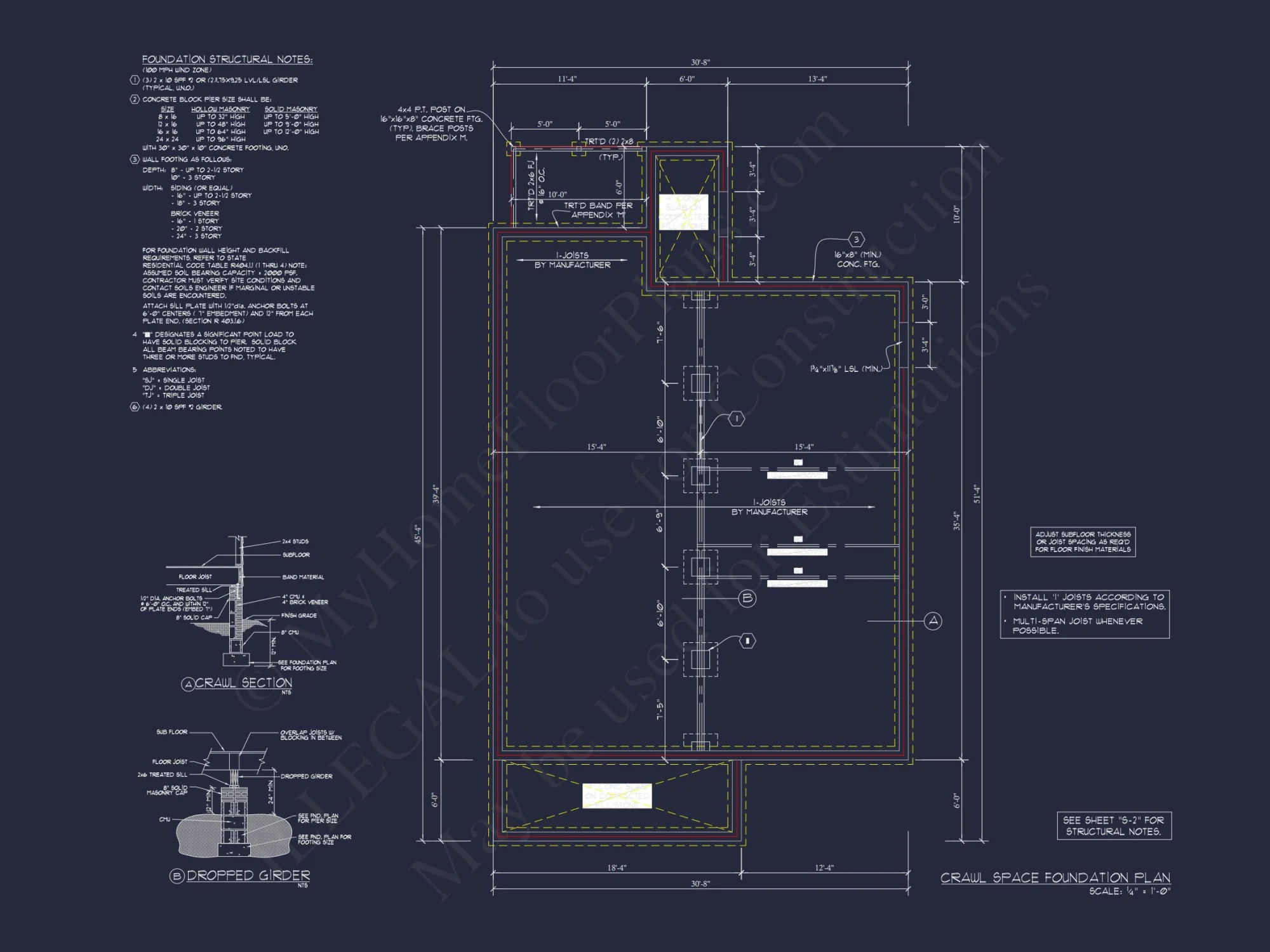 1130 Sq. Ft. house Plan with Open Floor Blueprint