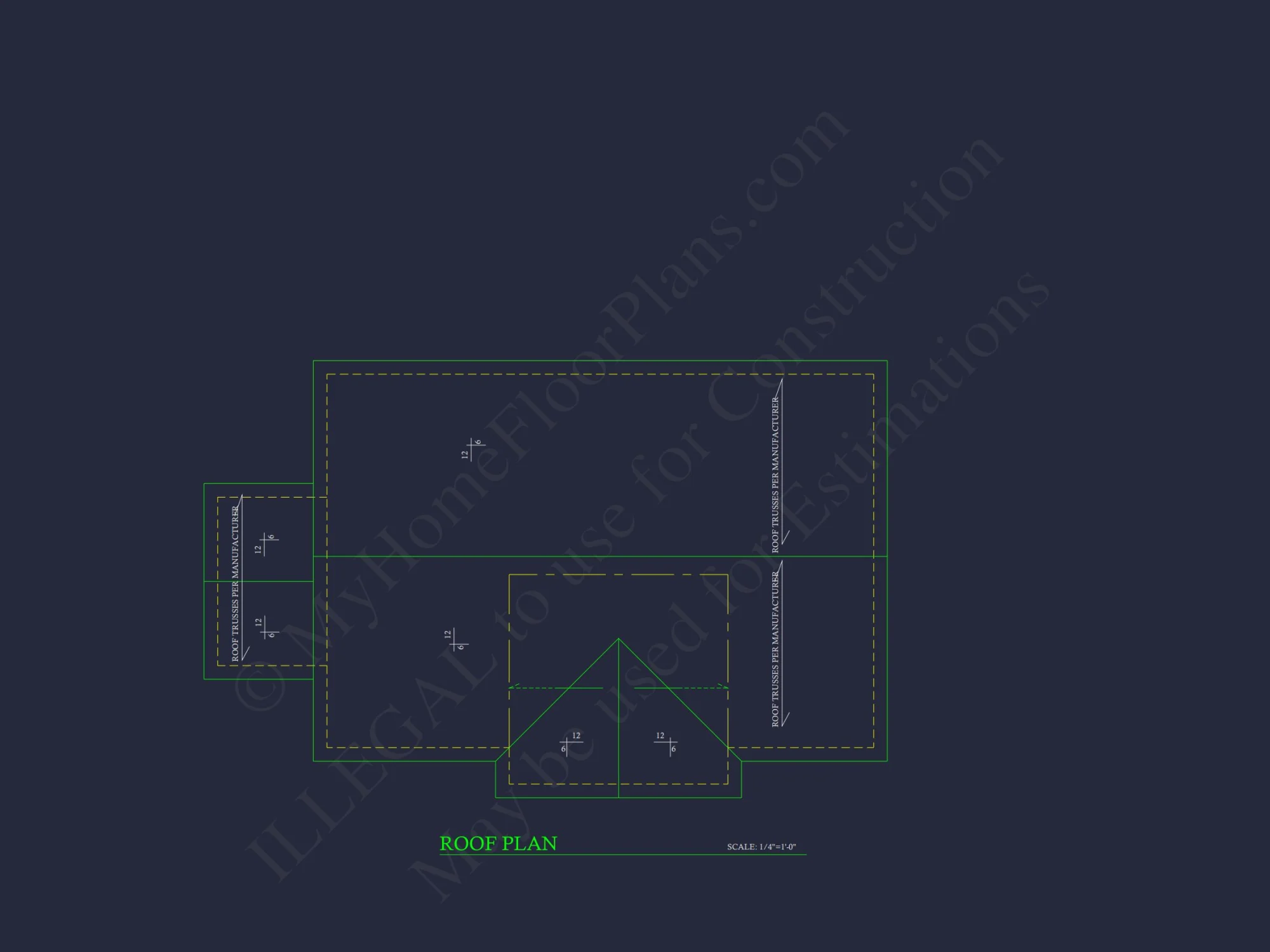 Small Ranch house Plan with Open Floor Blueprint & CAD Designs