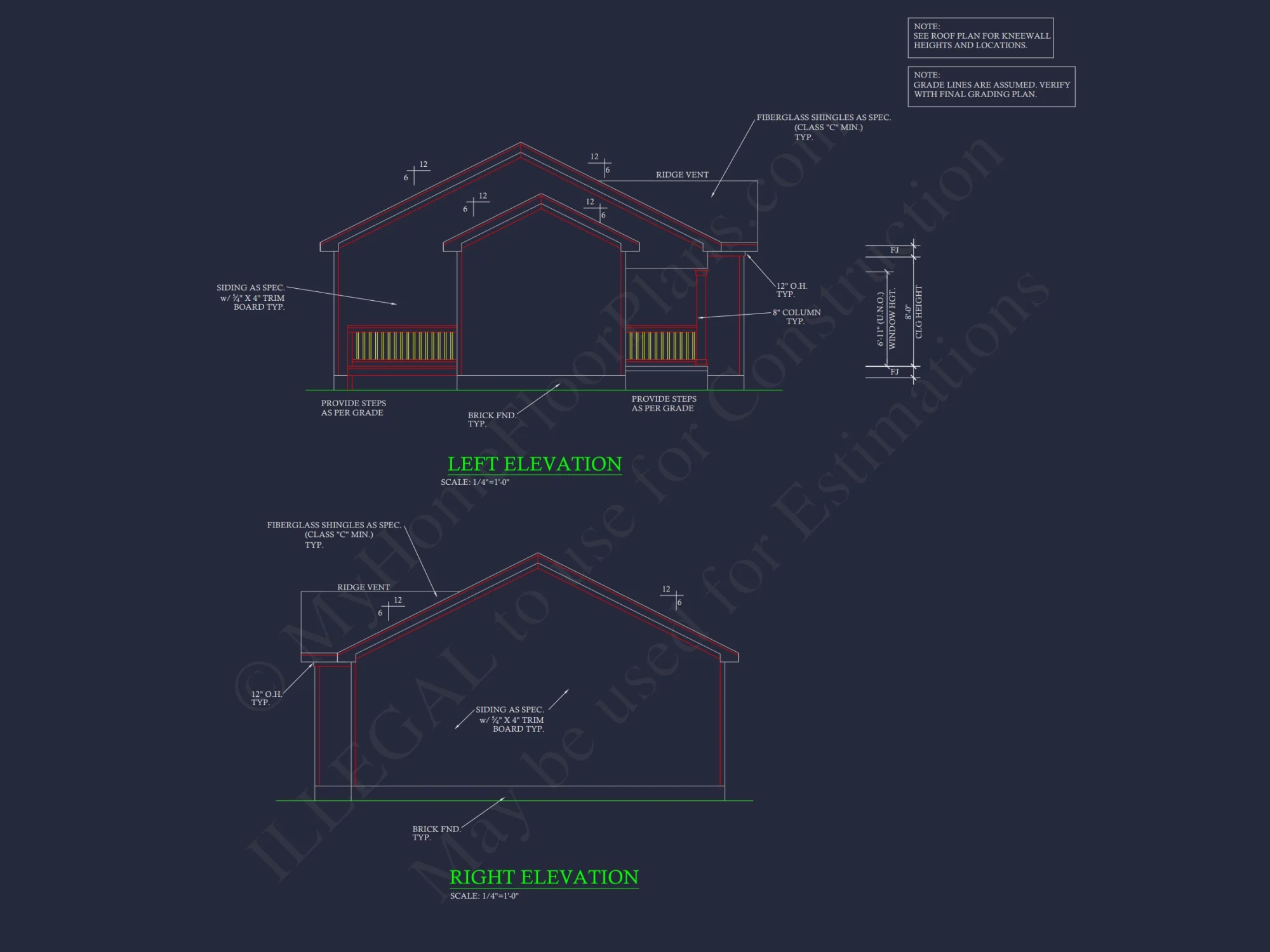 Small Ranch house Plan with Open Floor Blueprint & CAD Designs