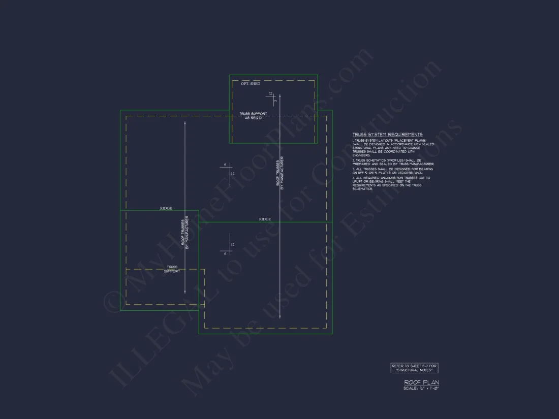 3-Bed CAD Designs & Blueprint