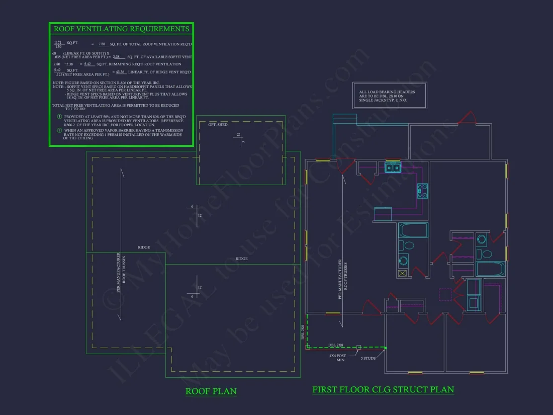 Affordable Ranch house Floor Plan