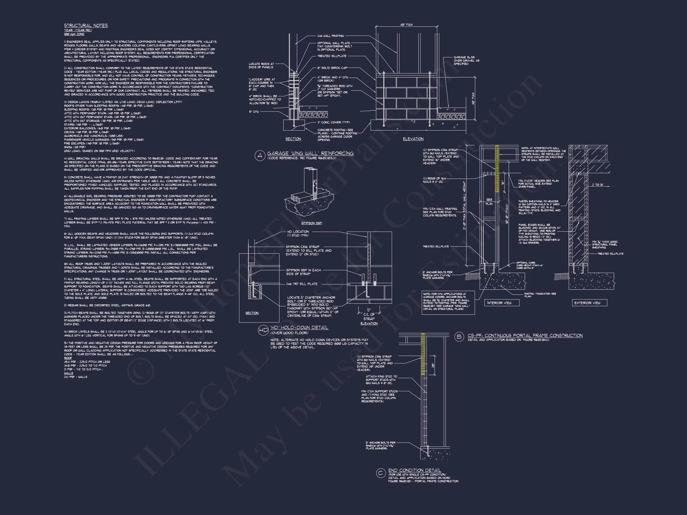 Modern Craftsman Designs with CAD Blueprints