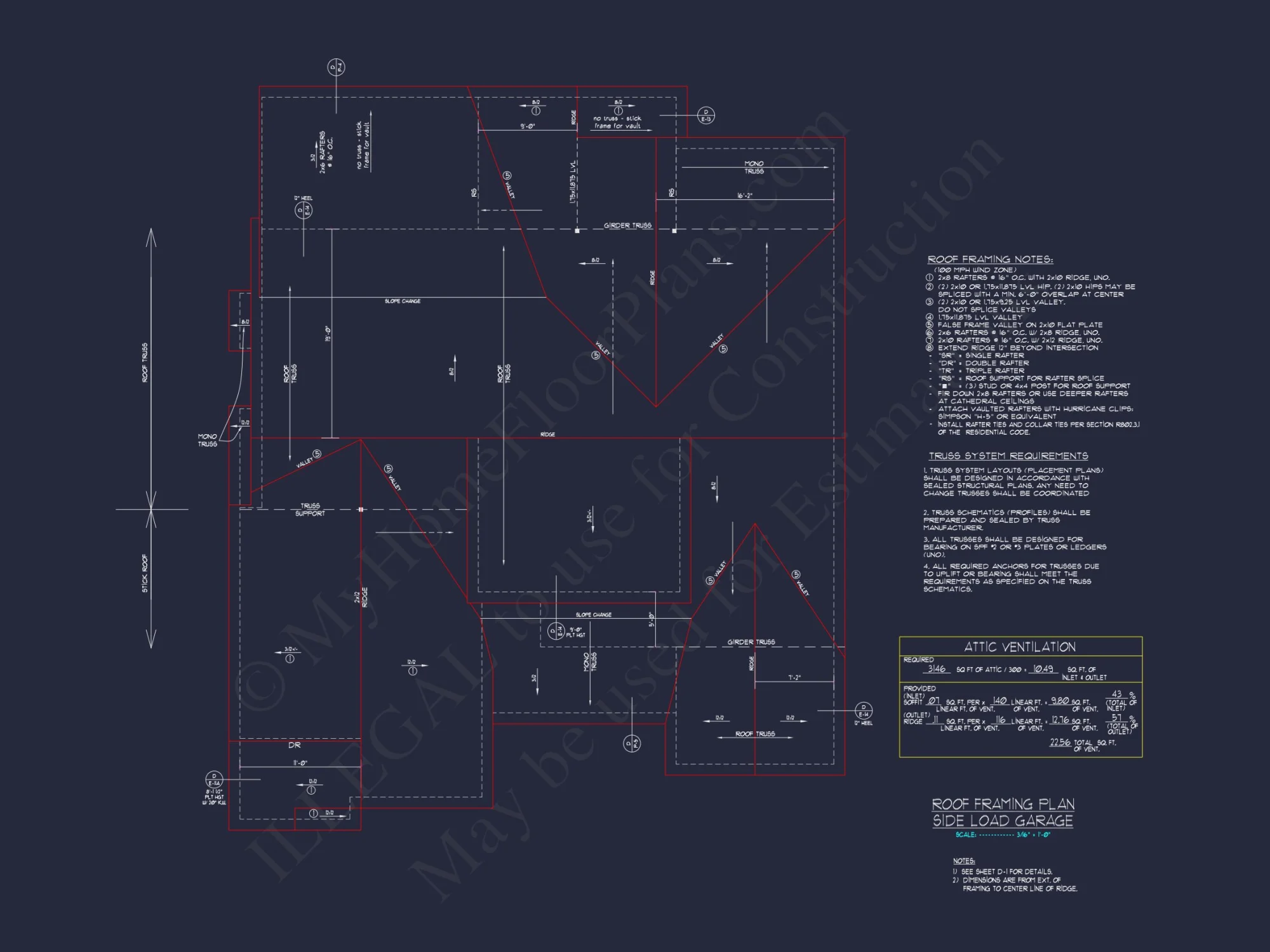 Modern Craftsman Designs with CAD Blueprints