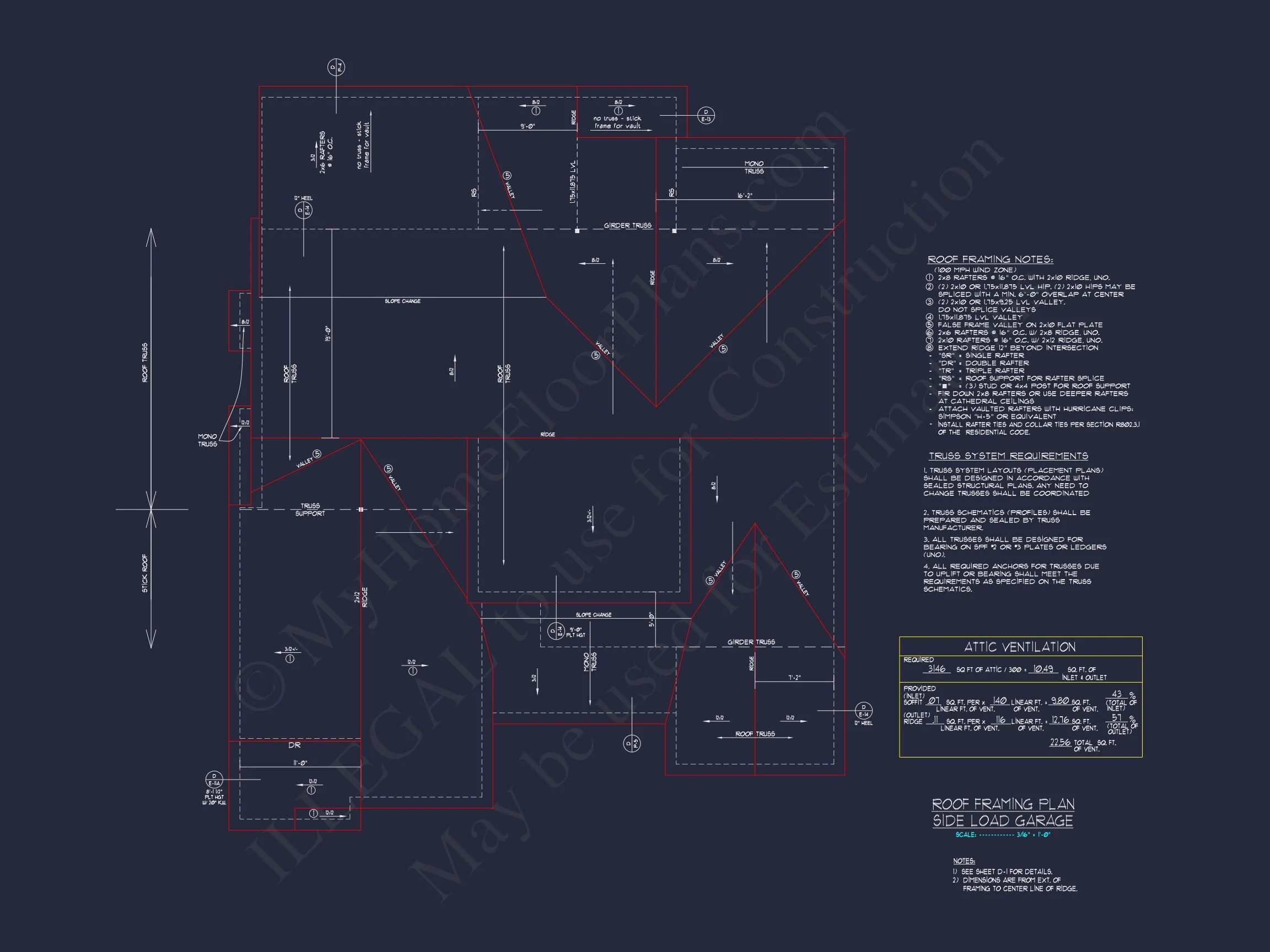 Modern Craftsman Designs with CAD Blueprints