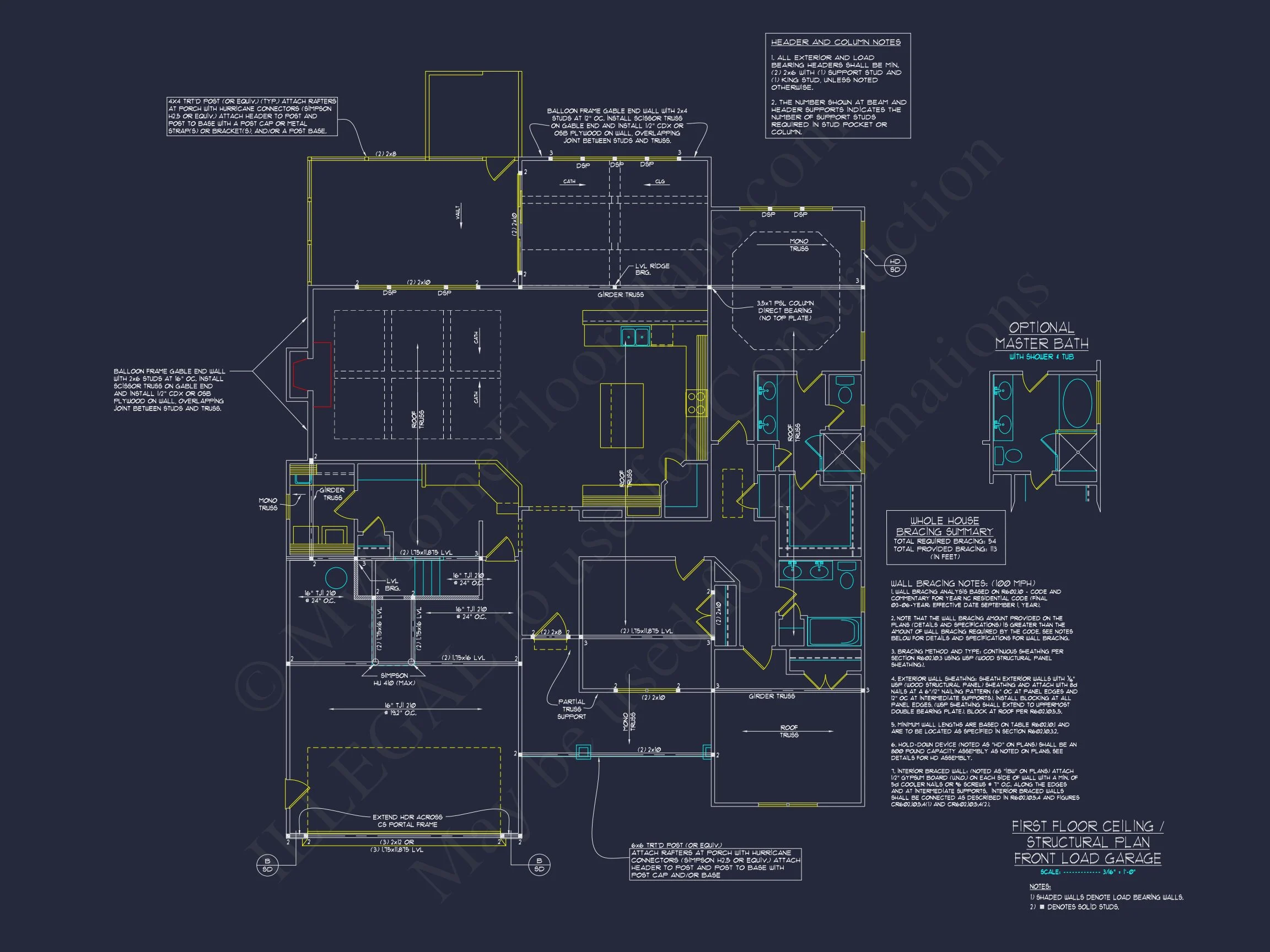 Modern Craftsman Designs with CAD Blueprints