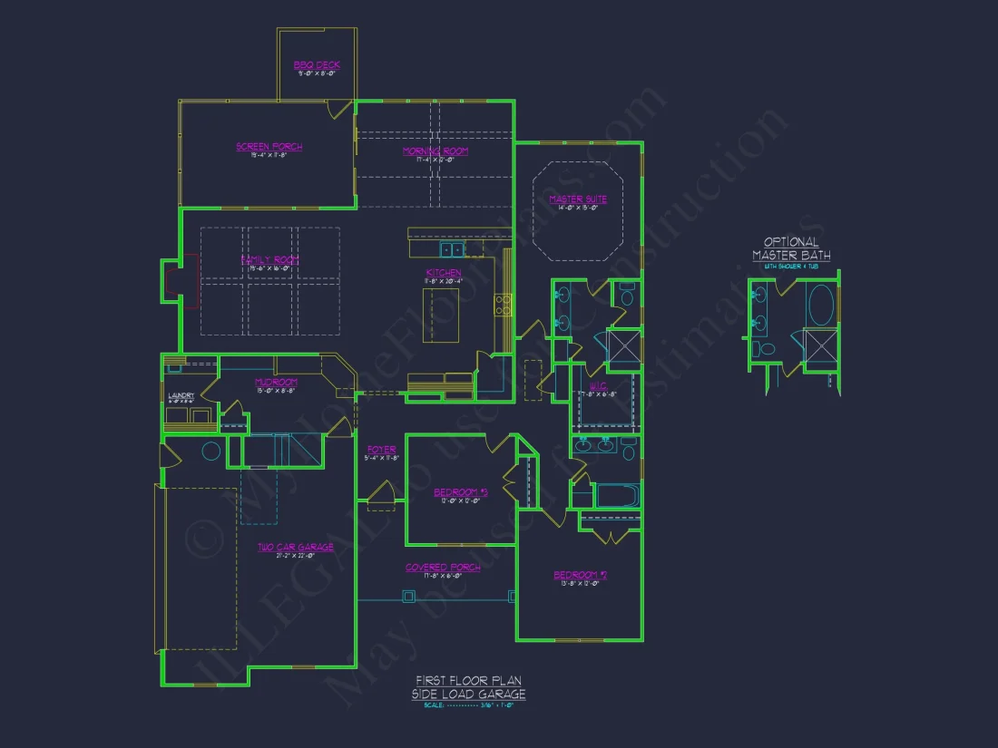 Versatile house Floor Plan