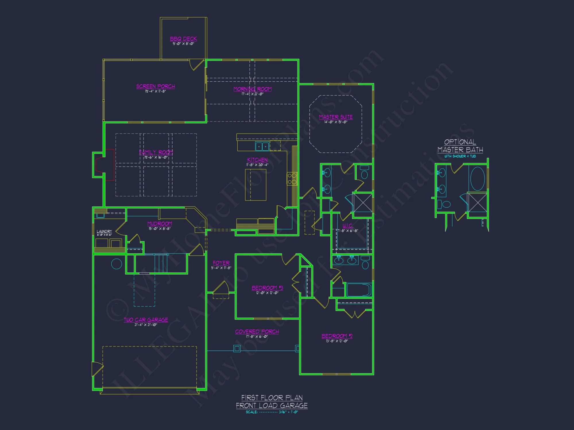 Modern Craftsman Designs with CAD Blueprints