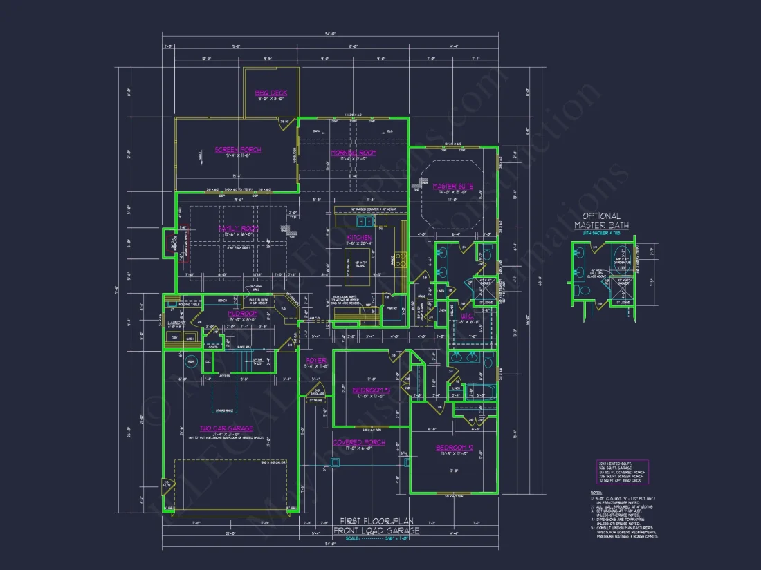Modern Craftsman Designs with CAD Blueprints