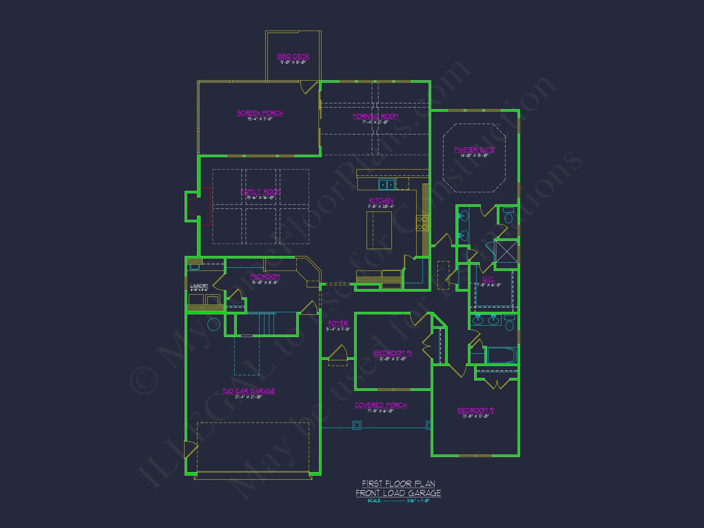 Modern Craftsman Designs with CAD Blueprints