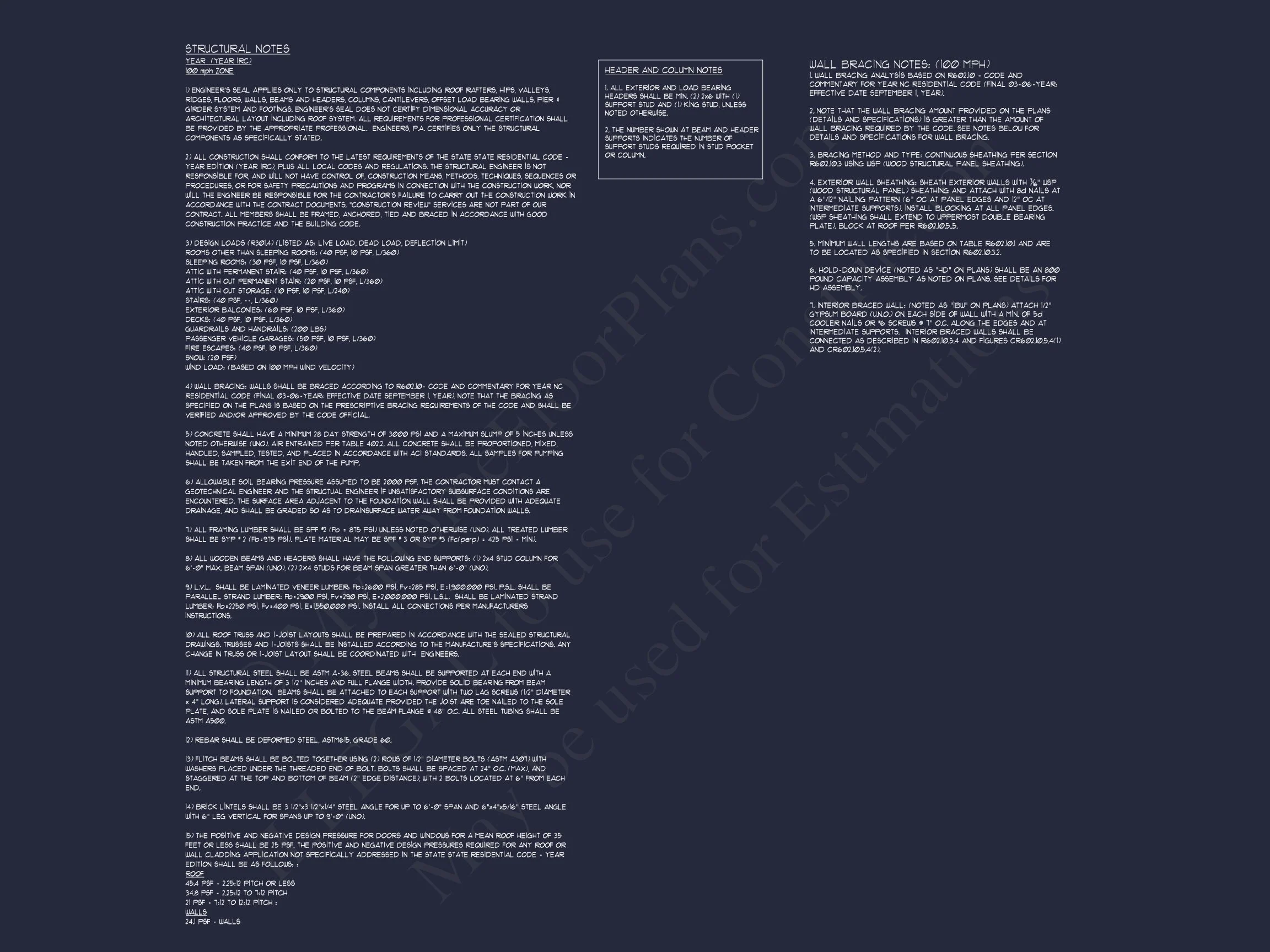 15-1616 HOUSE PLAN - Modern Craftsman House Plan – 4 Bed, 2 Bath, 1,866 Sq Ft with Loft & 2-Car Garage 39 Modern house Floor Plan with Blueprint Designs and CAD Files