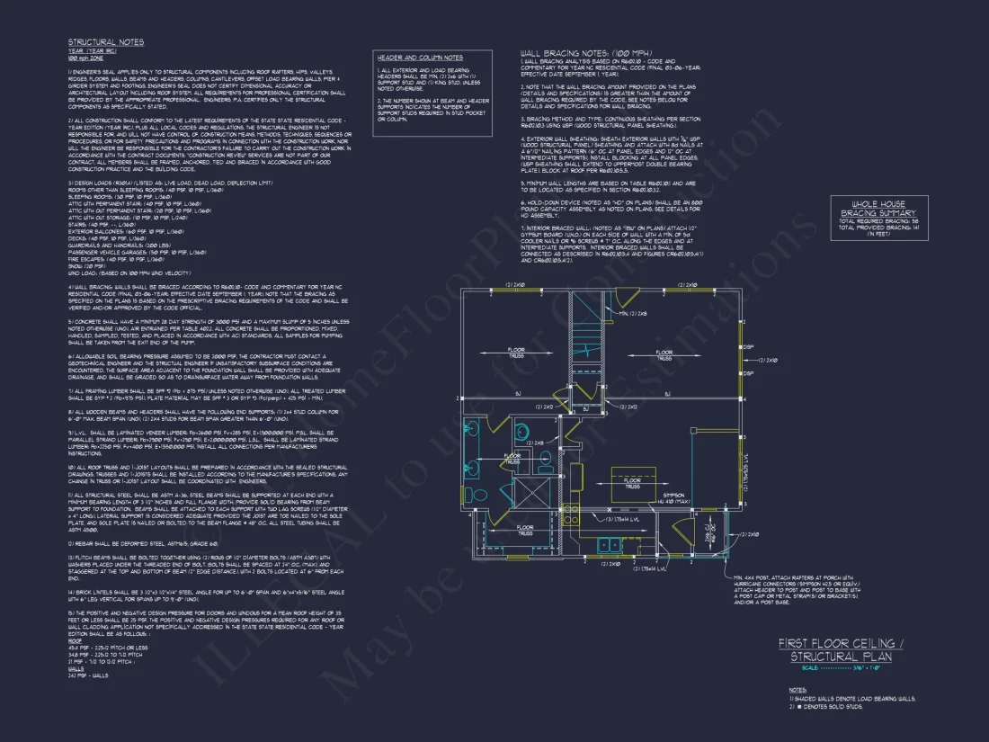 Modern house Floor Plan with Blueprint Designs and CAD Files
