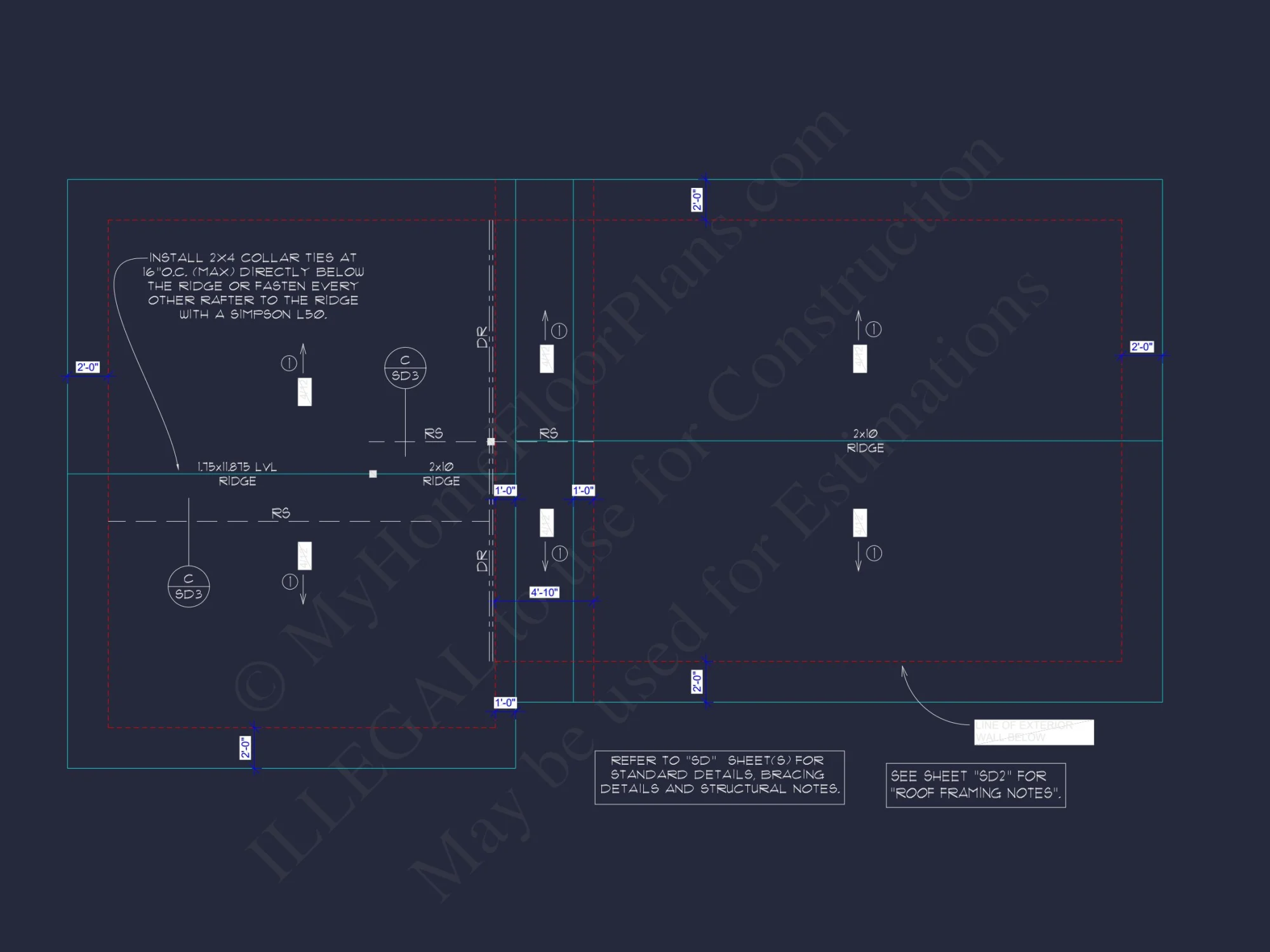 Modern Craftsman house Plan: Floor Plan, Blueprint, CAD Designs