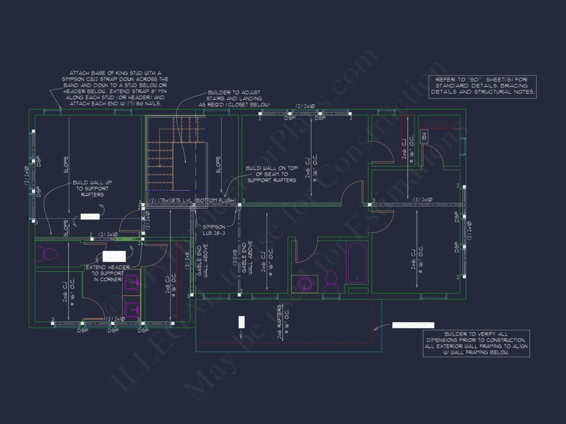 Modern Craftsman house Plan: Floor Plan, Blueprint, CAD Designs