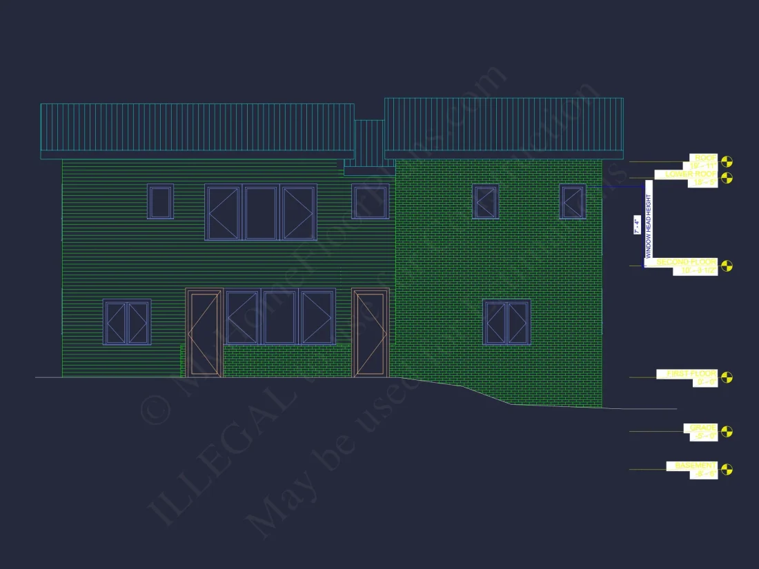 Modern Craftsman house Plan: Floor Plan, Blueprint, CAD Designs
