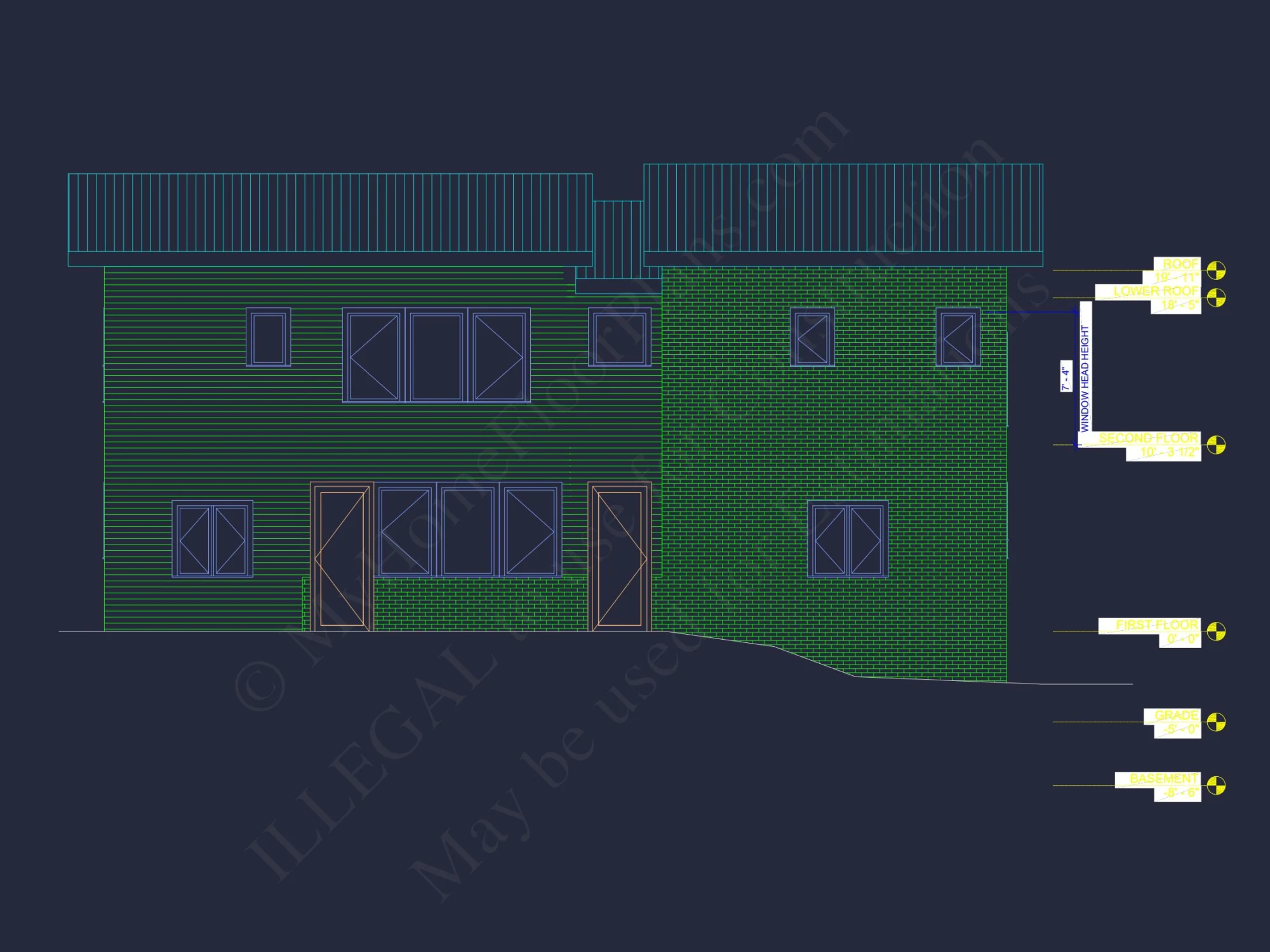 Modern Craftsman house Plan: Floor Plan, Blueprint, CAD Designs