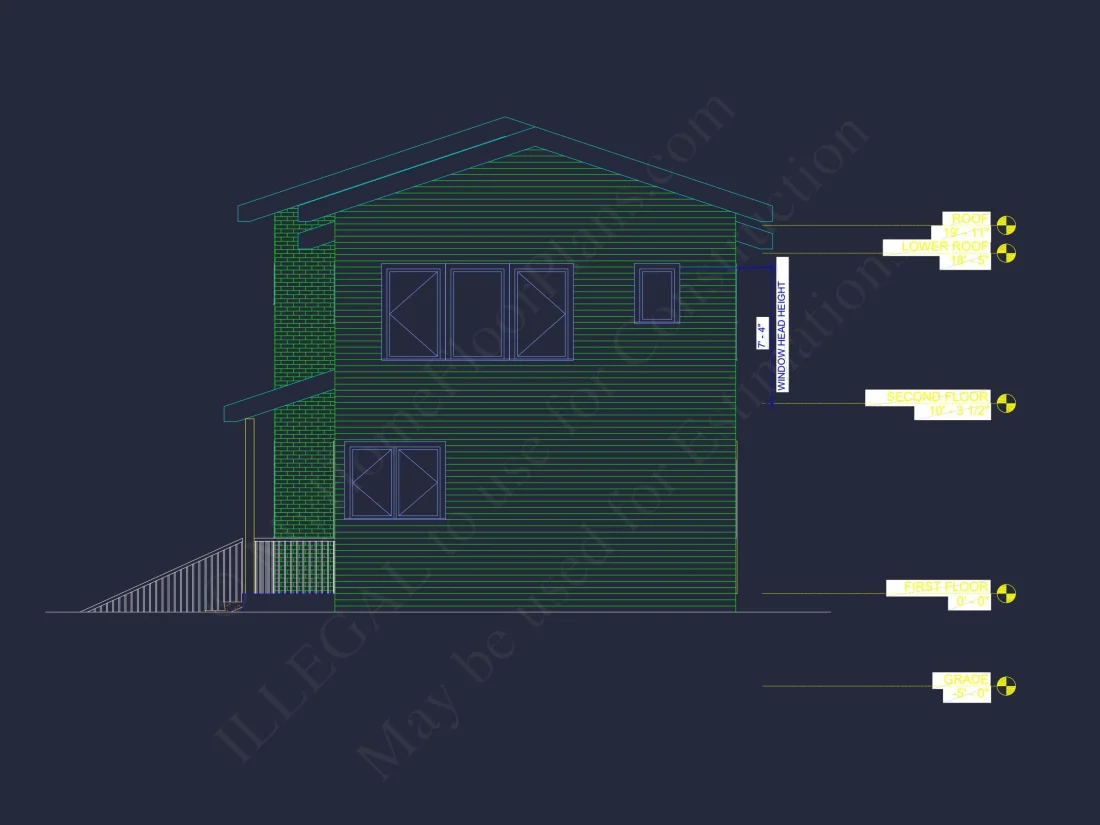 Modern Craftsman house Plan: Floor Plan, Blueprint, CAD Designs