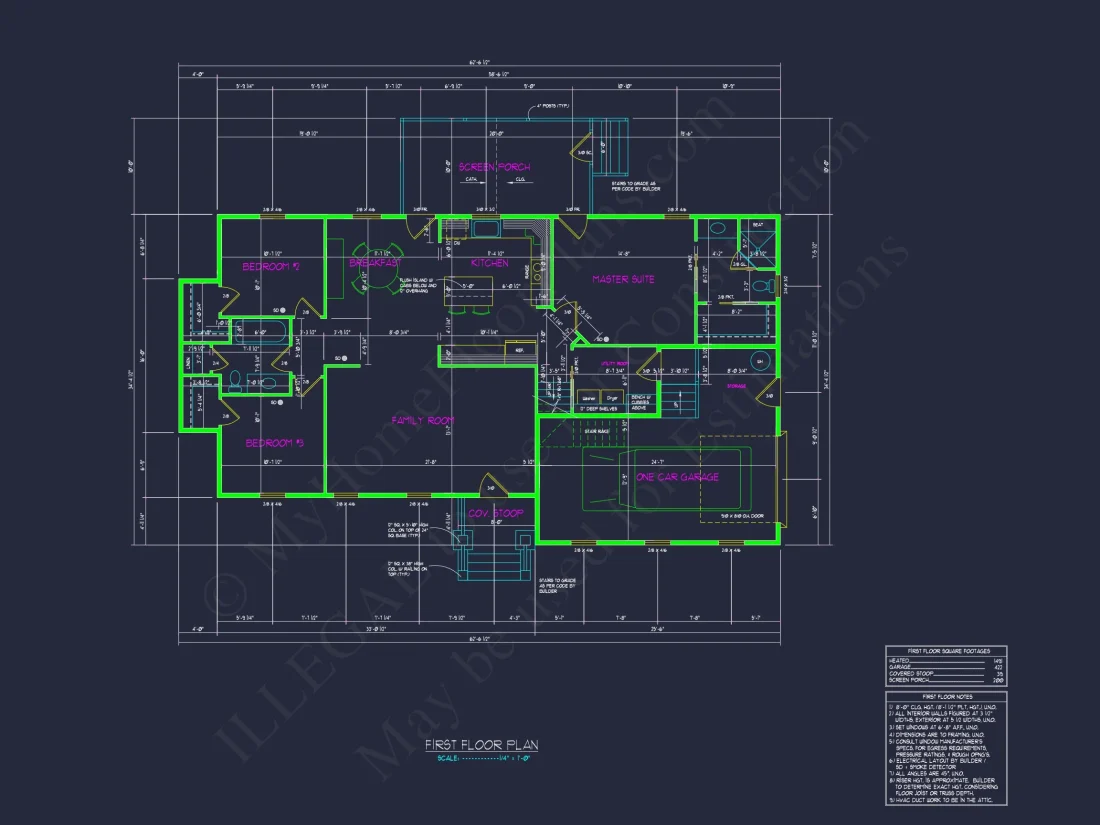 house Design Blueprint: Floor Plan and CAD Architecture