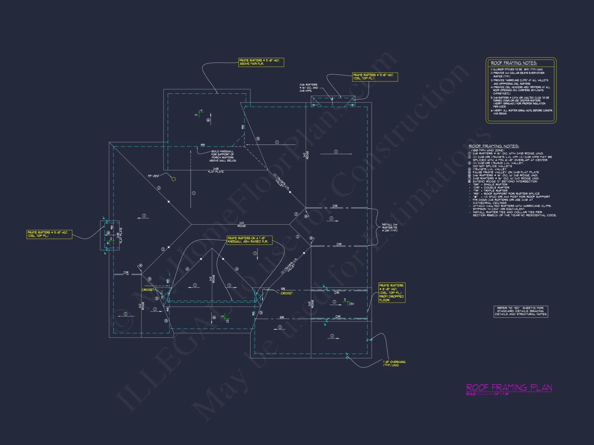 Modern Craftsman house Design Floor Plan Blueprint
