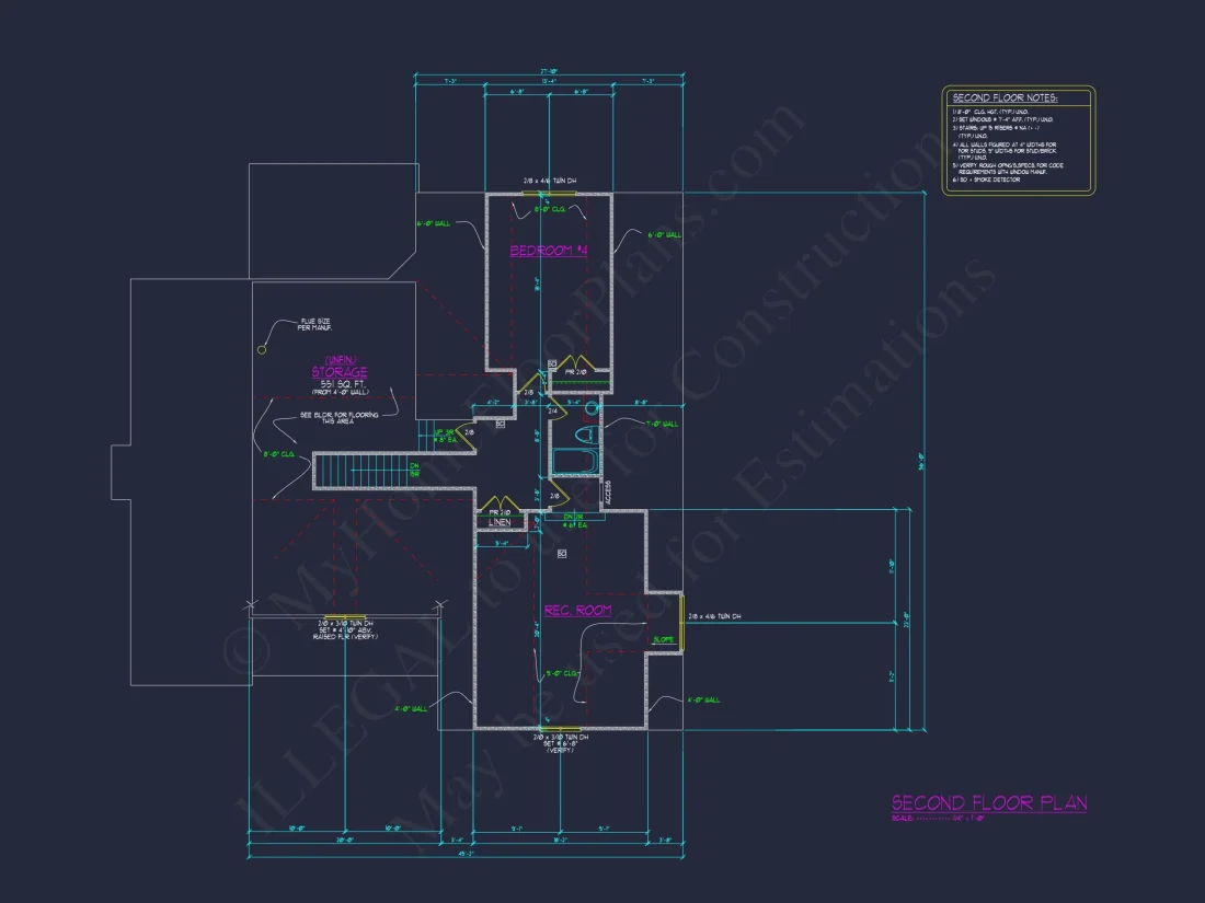 Modern Craftsman house Design Floor Plan Blueprint