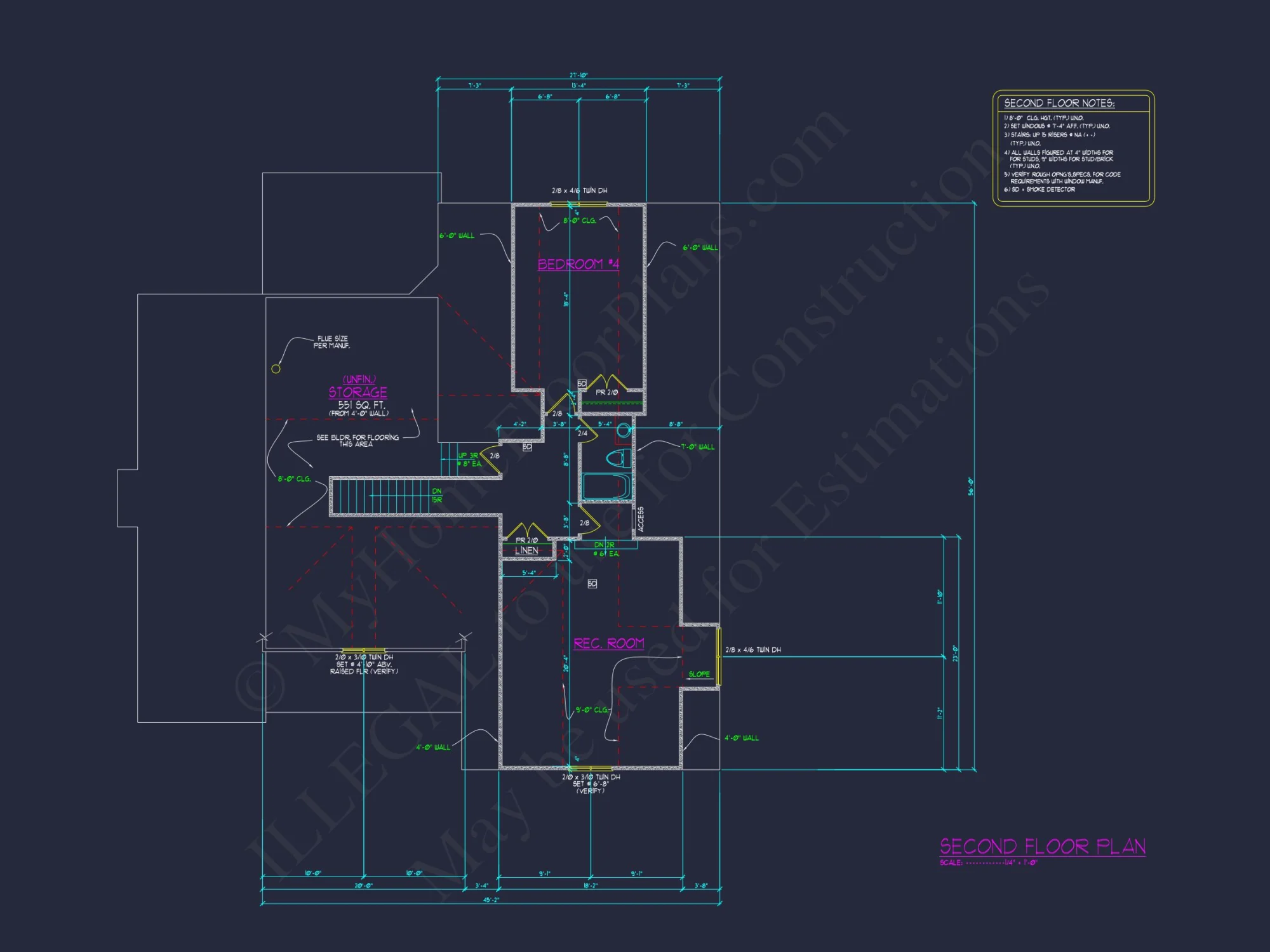 Modern Craftsman house Design Floor Plan Blueprint