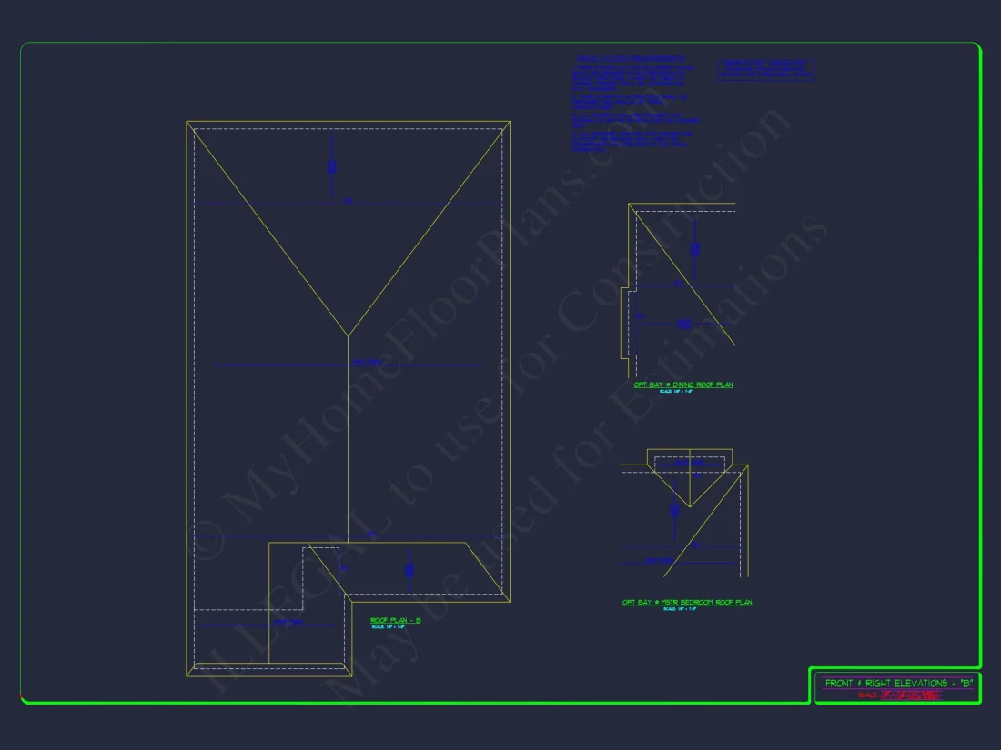 Craftsman Style house Floor Plan