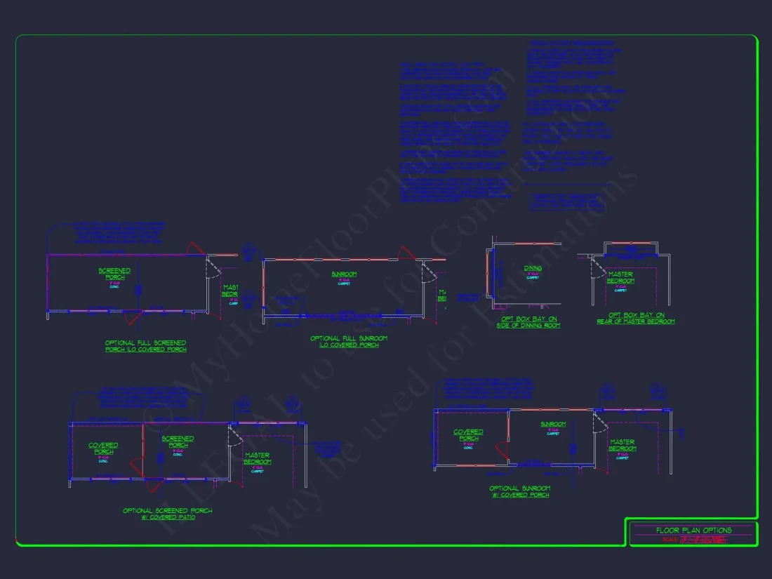 Craftsman Style house Floor Plan