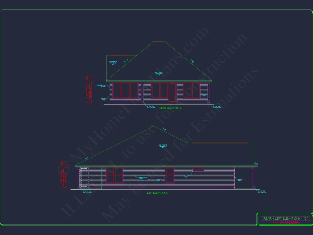 Craftsman Style house Floor Plan