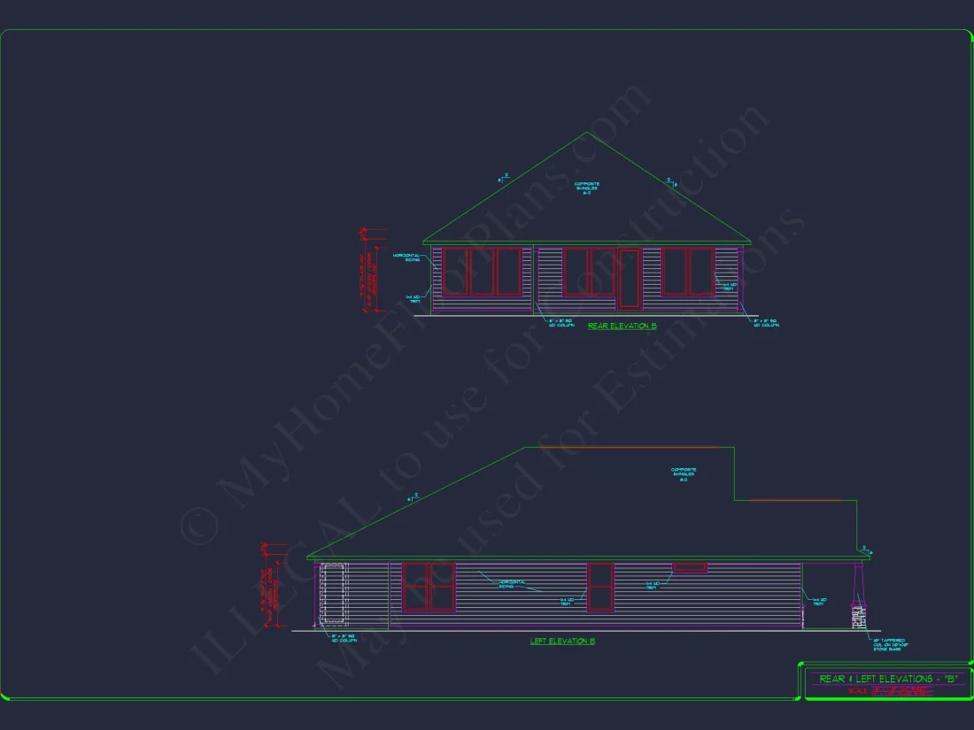 Craftsman Style house Floor Plan