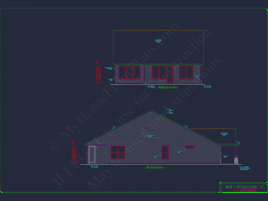 Craftsman Style house Floor Plan