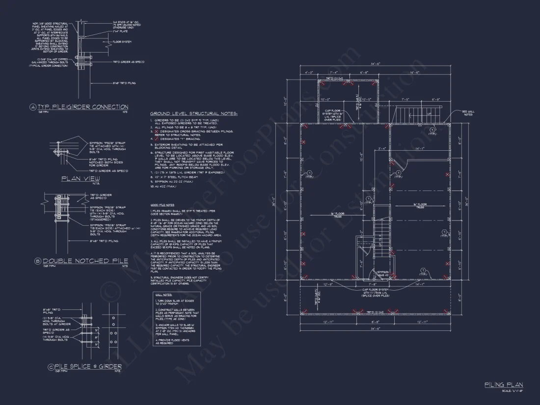 Modern Beach house Plan with 2.5 Floors and Open Designs
