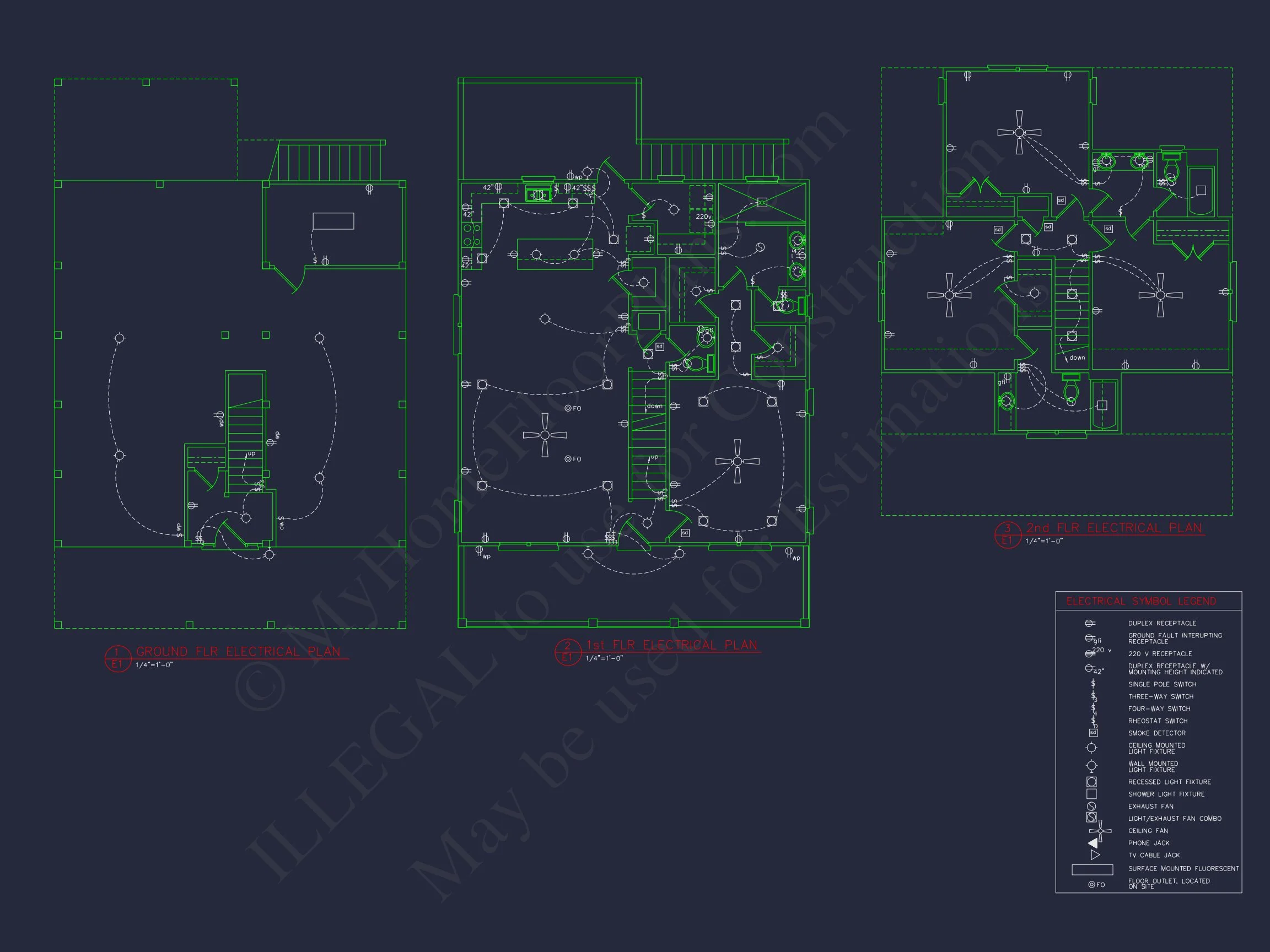 14-1917 HOUSE PLAN - Modern Beach House Plan with 2.5 Floors and Open Designs 8 Modern Beach house Plan with 2.5 Floors and Open Designs