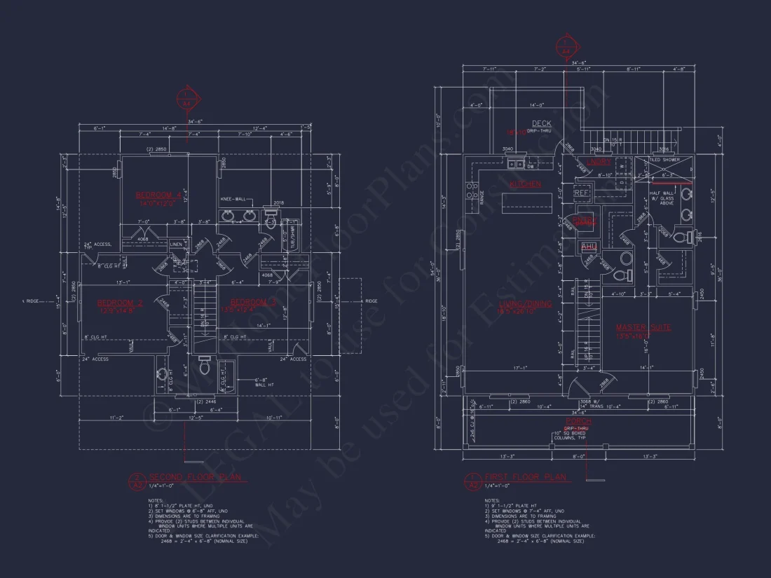 Modern Beach house Plan with 2.5 Floors and Open Designs