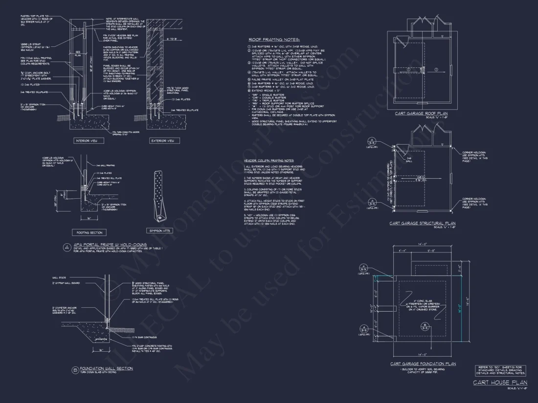 Coastal house Floor Plan: 3-Bed, 2-Story Blueprint