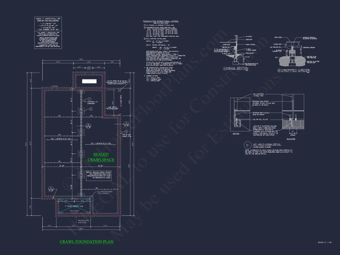 house Plan and Blueprint with First-Floor Designs and CAD Layout