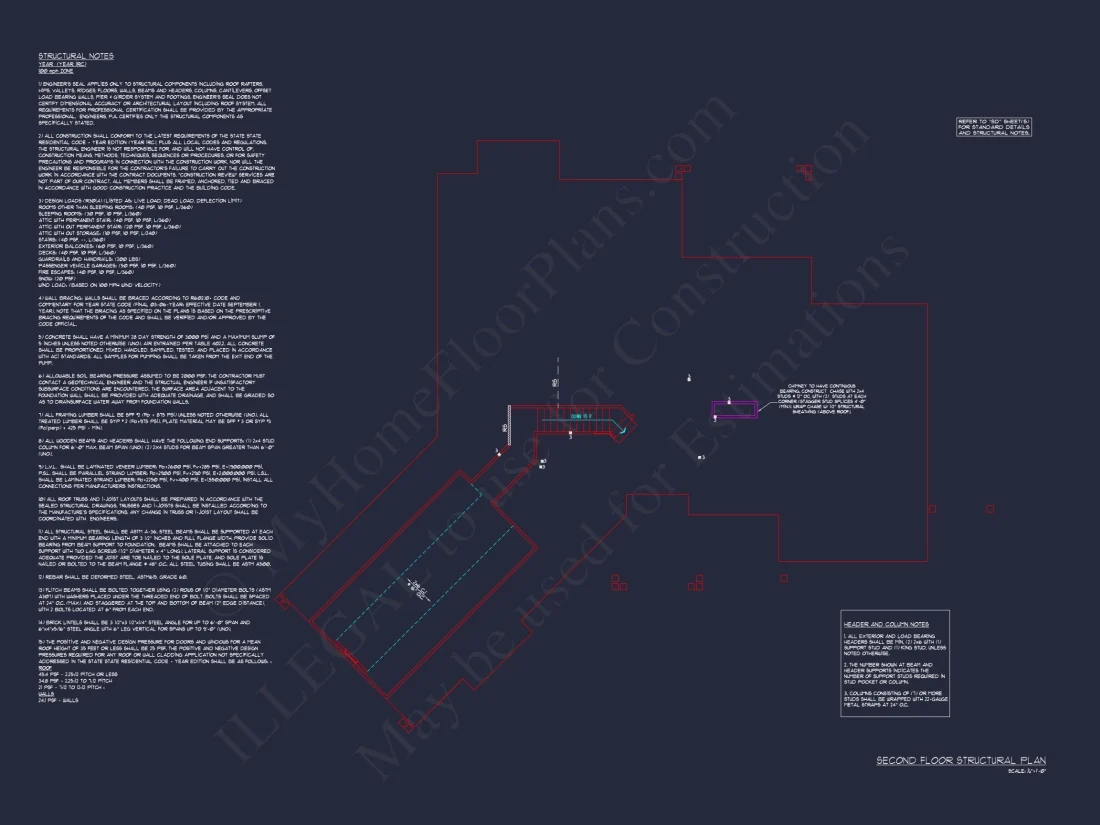 Elegant house Floor Plan with Detailed CAD Architecture Designs