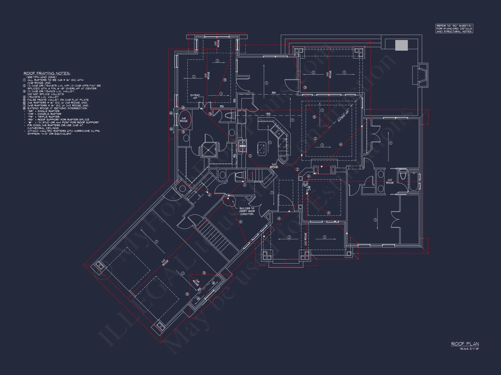 Elegant house Floor Plan with Detailed CAD Architecture Designs