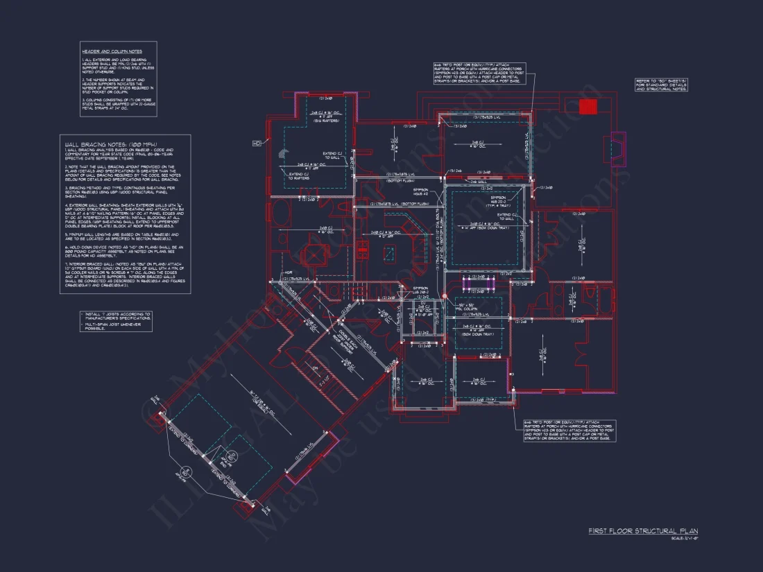 Elegant house Floor Plan with Detailed CAD Architecture Designs