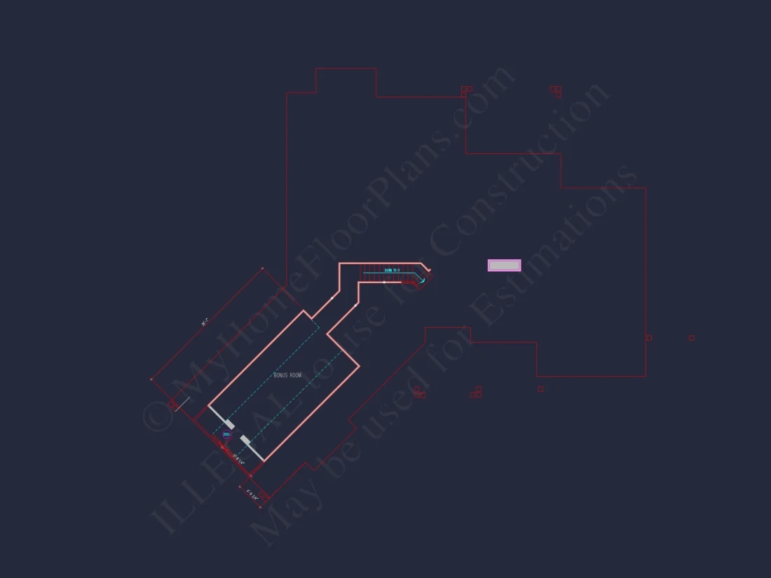 Elegant house Floor Plan with Detailed CAD Architecture Designs