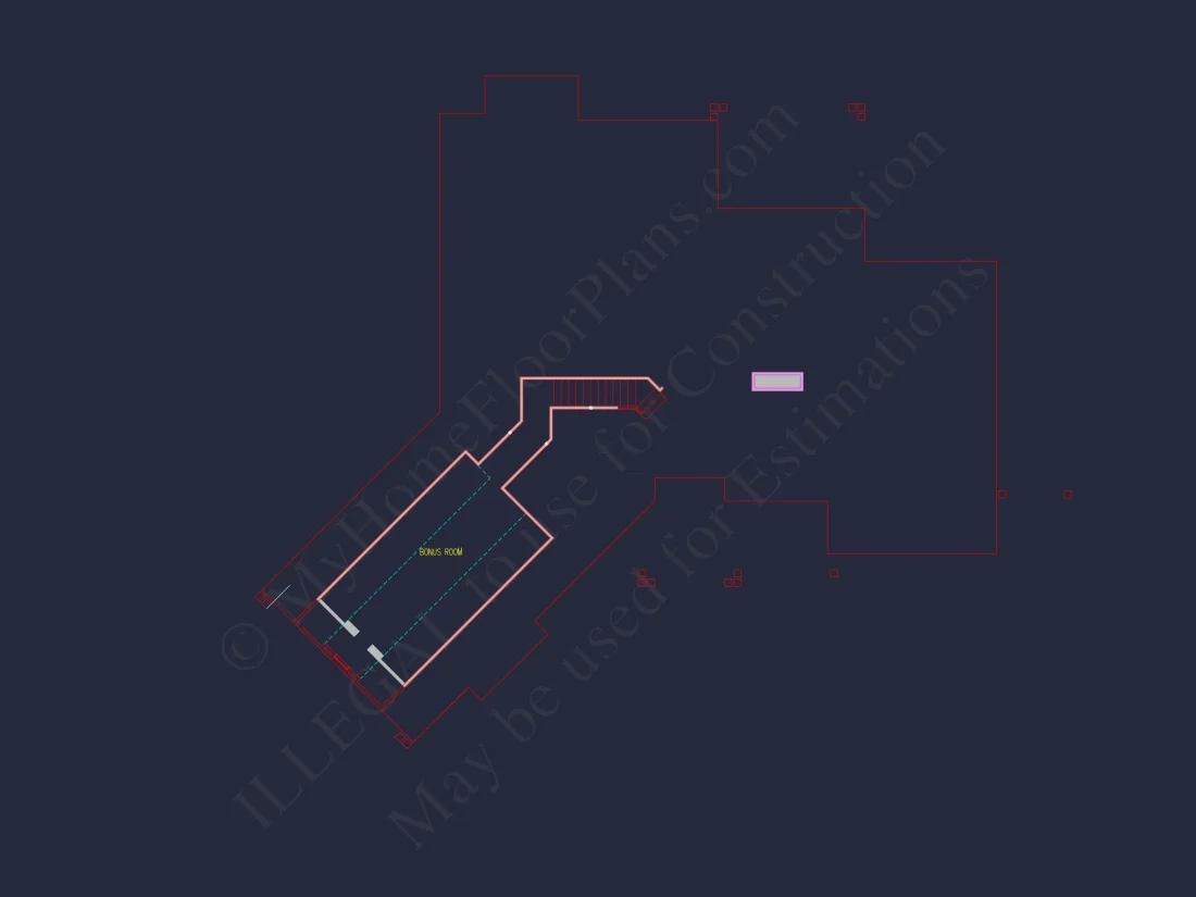 Elegant house Floor Plan with Detailed CAD Architecture Designs