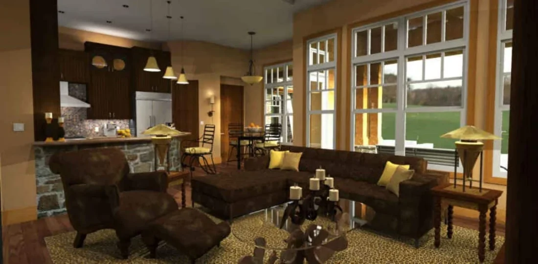 Elegant house Floor Plan with Detailed CAD Architecture Designs