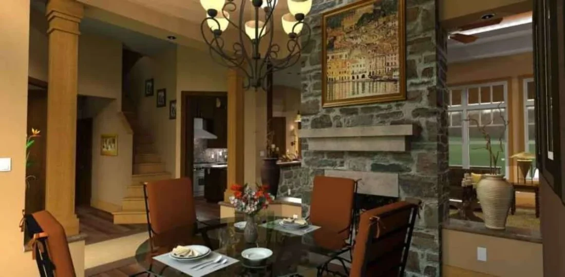 Elegant house Floor Plan with Detailed CAD Architecture Designs