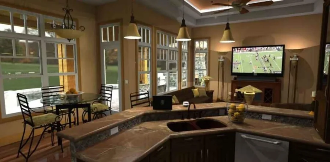 Elegant house Floor Plan with Detailed CAD Architecture Designs