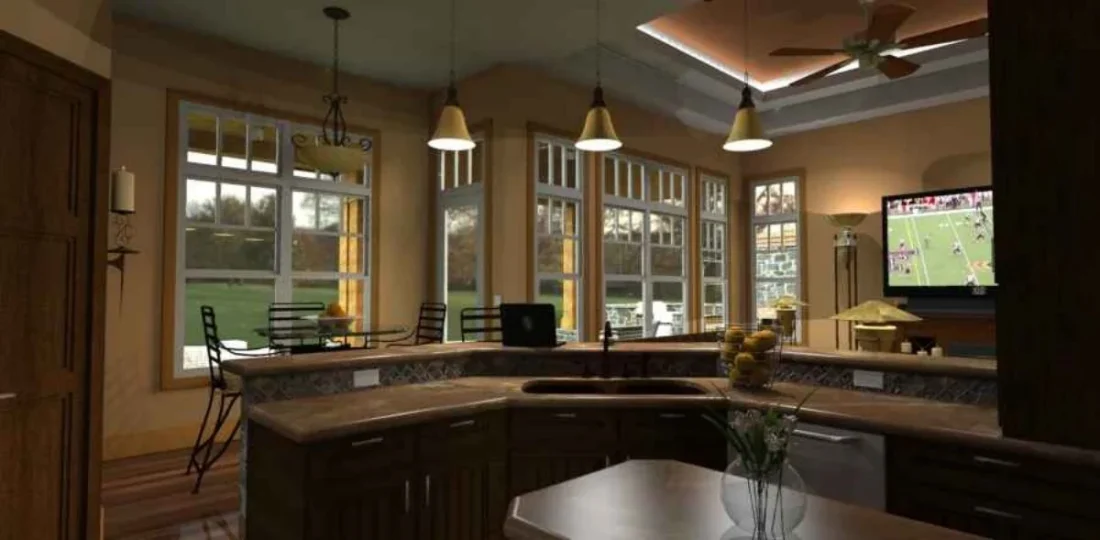 Elegant house Floor Plan with Detailed CAD Architecture Designs